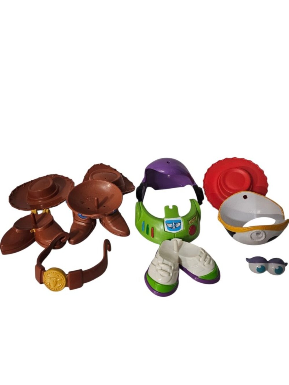 Toy Story Mr. Potato Head Pieces From Buzz, Woody and Jesse Incomplete